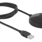 DELOCK μικρόφωνο 20672, πυκνωτικό, omnidirectional, με mute, USB