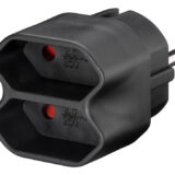 GOOBAY αντάπτορας ρεύματος 51002, 2x Euro, 230V 2.5A, μαύρος