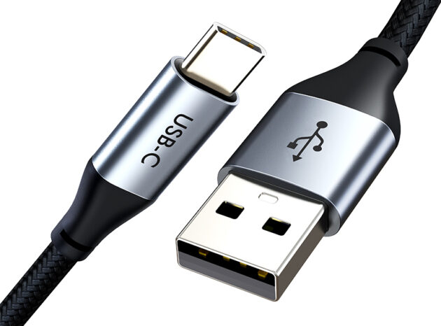 CABLETIME καλώδιο USB-C σε USB CMAM5A, 25W, 480Mbps, 0.25m, μαύρο