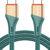 LDNIO καλώδιο USB-C σε USB-C LC631C, 65W PD, 1m, πράσινο
