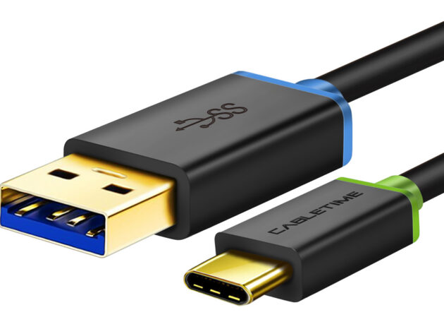CABLETIME καλώδιο USB-C σε USB CT-C160-U33-CMAMG, 3A, 5Gbps, 3m, μαύρο