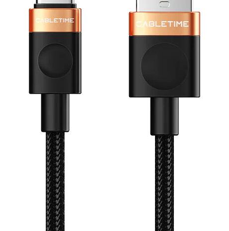 CABLETIME καλώδιο USB-C σε USB CT-AMCM2A, 2A, 480Mbps, 1m, μαύρο