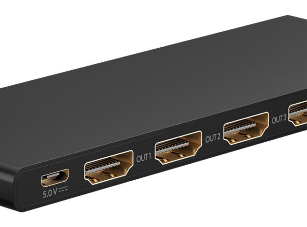 GOOBAY HDMI splitter 58483, 4 σε 1, 4K/60Hz, μαύρο
