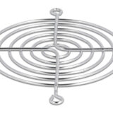 DELOCK σχάρα για 92mm ανεμιστήρα 67307, μεταλλική, ασημί