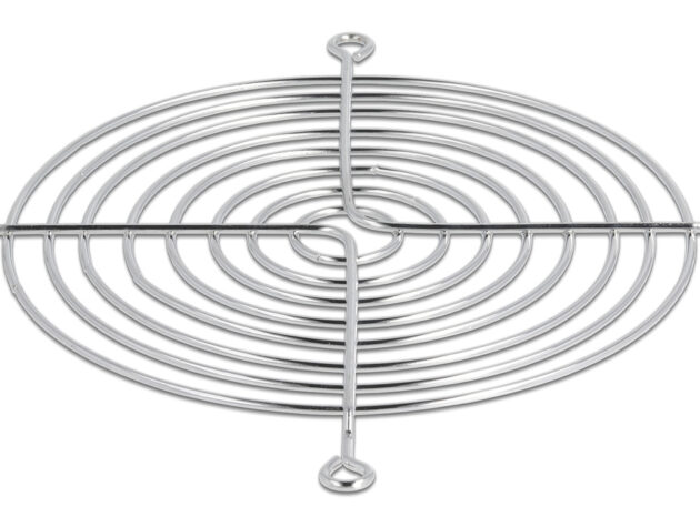 DELOCK σχάρα για 120mm ανεμιστήρα 67308, μεταλλική, ασημί
