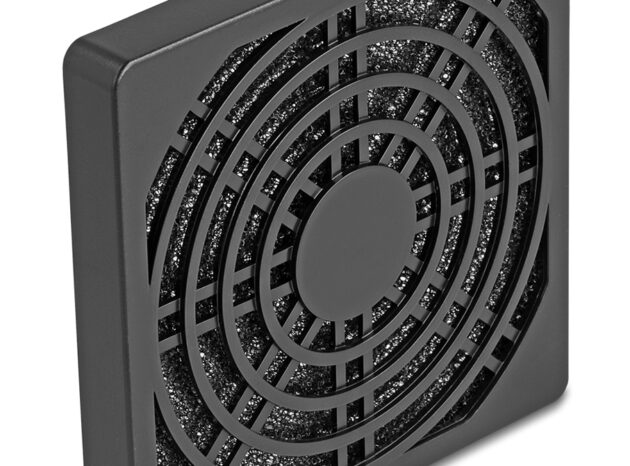 DELOCK σχάρα για 80mm ανεμιστήρα 67311 με φίλτρο σκόνης, πλαστική, μαύρη