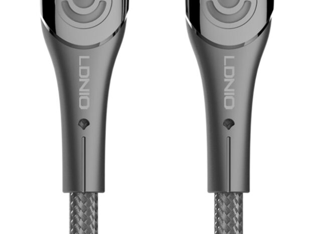 LDNIO καλώδιο Lightning σε USB-C LC861I, 30W PD, 1m, γκρι