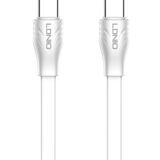 LDNIO καλώδιο USB-C σε USB-C LC131C, 65W PD, 1m, λευκό