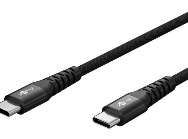 GOOBAY καλώδιο USB-C 73954, 60W, 480Mbps, 2m, μαύρο