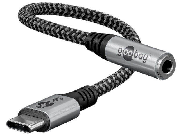 GOOBAY αντάπτορας USB-C σε 3.5mm 74056, γκρι