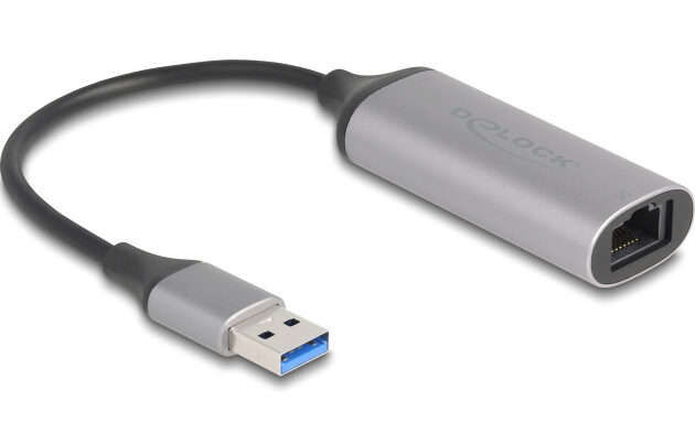 DELOCK αντάπτορας δικτύου 81571, USB, 5Gbps Ethernet, ασημί