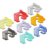 DELOCK clip επιδιόρθωσης RJ45 86420, 8 χρώματα, 16τμχ