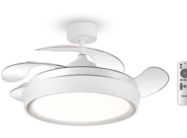 BRUNO ανεμιστήρας οροφής με LED φως BRN-0227, AC 82W, 42", Φ107x47εκ, λευκός