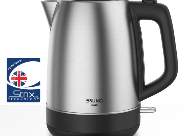 BRUNO βραστήρας νερού BRN-0246, ανοξείδωτος, 1.7L, STRIX, 2200W, inox