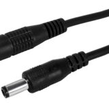 POWERTECH καλώδιο προέκτασης τροφοδοσίας CAB-H198, 5.5x2.1mm, 5m, μαύρο