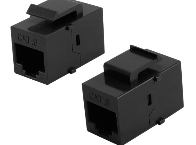 POWERTECH Keystone module RJ45 CAB-N451, CAT 6 UTP, μαύρο