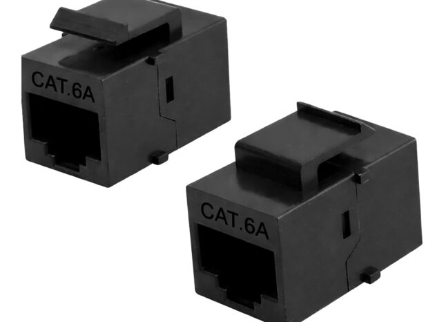 POWERTECH Keystone module RJ45 CAB-N463, CAT 6A UTP, μαύρο