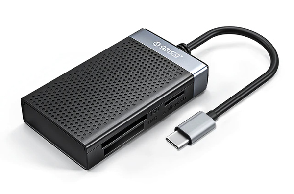 ORICO card reader CL4T-C3 για Micro SD/SD/CF/MS, USB-C, μαύρο
