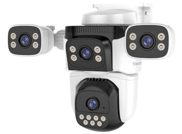 VSTARCAM smart κάμερα CS621FR, four-lens, 2MP, WiFi, SD, PTZ, IP66