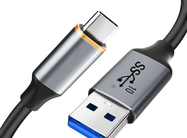 CABLETIME καλώδιο USB-C σε USB CT-AMCMG2, 60W, 10Gbps, 1m, μαύρο