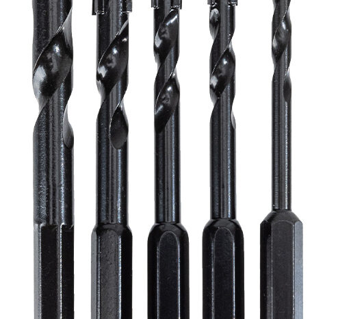 DELI σετ τρυπάνια DH-CZZ005-ED2 για γυαλί, 40Cr YG6X, 4/5/6/8/10mm, εξάγωνο, 5τμχ