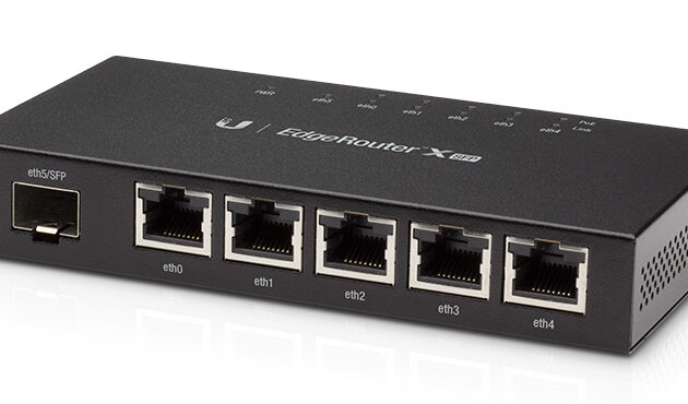 UBIQUITI router EdgeRouter X SFP, 5-Port Gigabit PoE, 1000Mbps, 50W