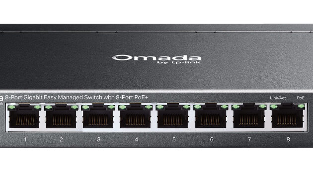 TP-LINK easy managed switch ES208GP, 8x Gigabit θύρες, PoE+, V1.0