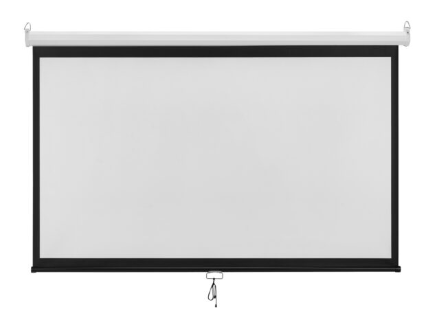 BRATECK οθόνη προβολής projector τοίχου/οροφής ESBA100, 221x124cm, 16:9/100", πτυσσόμενη