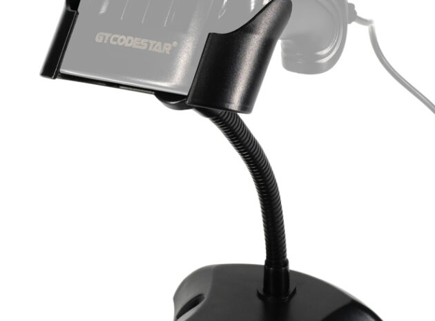 GTCODESTAR βάση για barcode scanner GTC-STAND, εύκαμπτος μεταλλικός βραχίονας, μαύρη