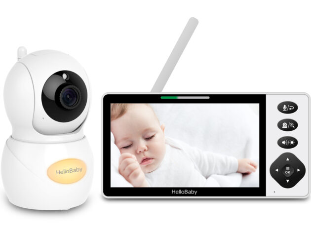 HELLOBABY ενδοεπικοινωνία μωρού HB6084L με κάμερα & οθόνη 5.5", 720p, PTZ