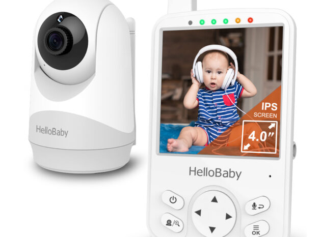 HELLOBABY ενδοεπικοινωνία μωρού HB6241 με κάμερα & οθόνη 4", 720p, PTZ