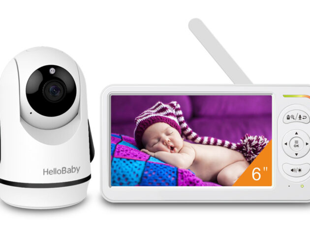 HELLOBABY ενδοεπικοινωνία μωρού HB6364 με κάμερα & οθόνη 6", 720p, PTZ