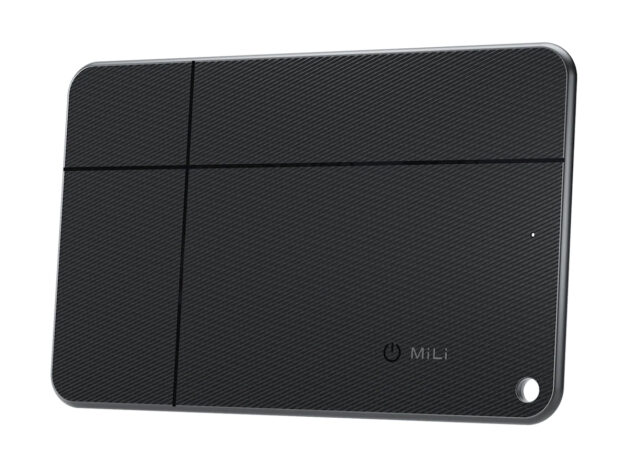 MILI ψηφιακή επαγγελματική κάρτα & tracker MiCard Duo για iOS & Android συσκευές, NFC, Bluetooth, μαύρο