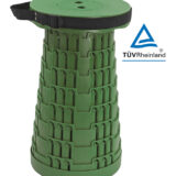 HOME USE πτυσσόμενο καρεκλάκι HUH-0232, αντοχή έως 250kg, 25.5x45cm, πράσινο