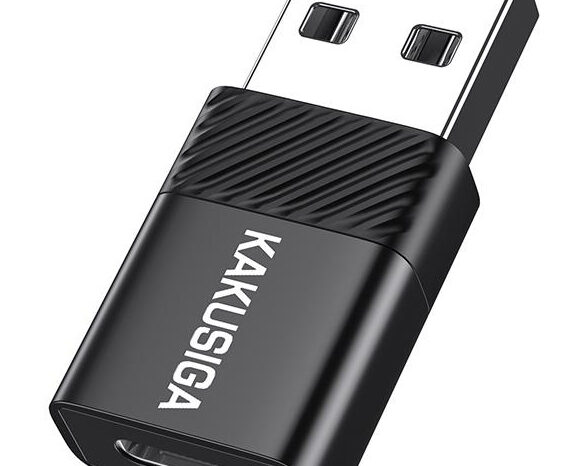 KAKUSIGA αντάπτορας USB-C σε USB KSC-1407, 480Mbps, 60W, μαύρος