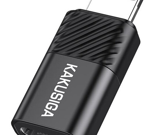 KAKUSIGA αντάπτορας Lightning σε USB-C KSC-1408, 480Mbps, 2A, μαύρος