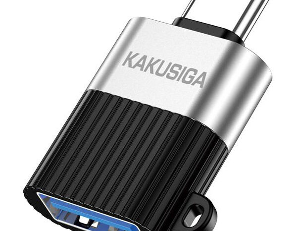 KAKUSIGA αντάπτορας USB-C σε USB KSC-1420, 5Gbps, 18W, γκρι