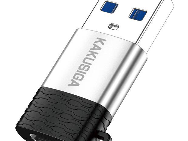 KAKUSIGA αντάπτορας USB-C σε USB KSC-1421, 5Gbps, 18W, γκρι