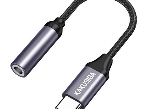 KAKUSIGA αντάπτορας USB-C σε 3.5mm KSC-428, γκρι