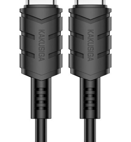 KAKUSIGA καλώδιο USB-C σε USB-C KSC-710, 60W, 480Mbps, 1.2m, μαύρο