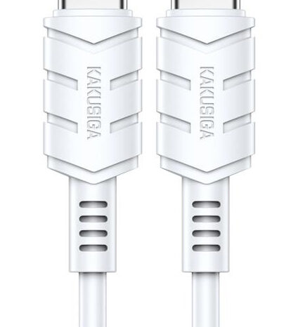 KAKUSIGA καλώδιο USB-C σε USB-C KSC-710, 60W, 480Mbps, 1.2m, λευκό