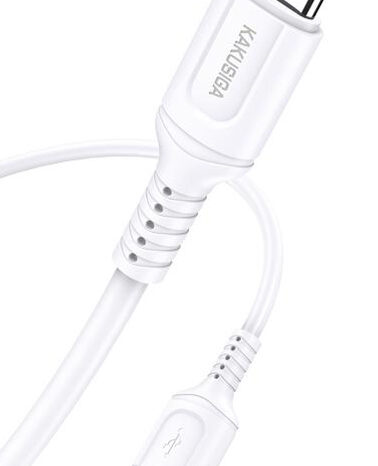 KAKUSIGA καλώδιο USB-C σε USB KSC-805, 3A, 480Mbps, 1m, λευκό