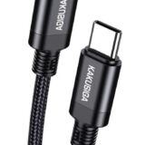 KAKUSIGA καλώδιο USB-C σε USB-C KSC-970, 60W, 480Mbps, 1m, μαύρο