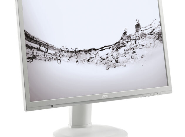 AOC used οθόνη E2460PQ LED-TN, 24" 1920x1080, VGA/DVI/DisplayPort, Grade B