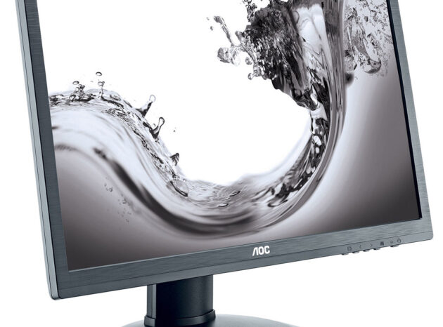 AOC used οθόνη I2360P LED, 23" 1920x1080, VGA/DVI/DisplayPort, Grade A