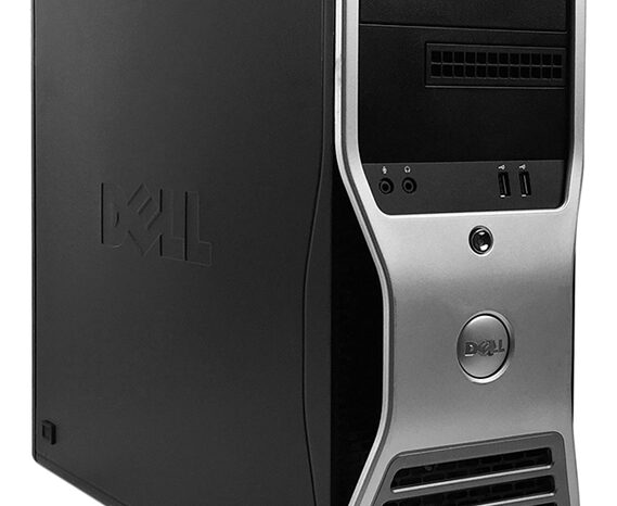 DELL PC Precision T5400 Tower, Refurbished Grade A Repainted, E5440, 4GB, 320GB, ATI FireGL V3600, DVD, FreeDOS