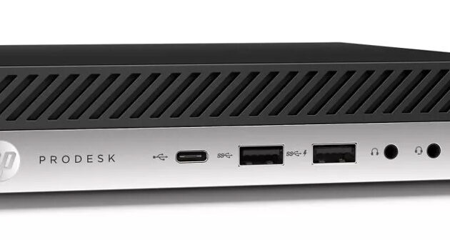 HP PC ProDesk 600 G5 Micro, Refurbished Grade A Repainted, i3-9100T, 8/256GB M.2, FreeDOS