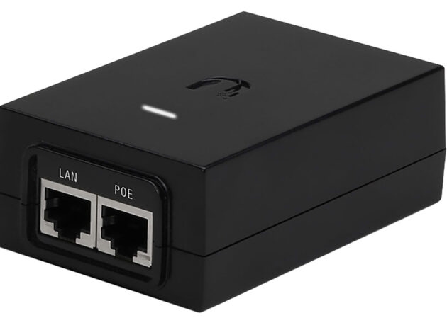 UBIQUITI Gigabit PoE adapter POE-48-24W-G με power cable, 48VDC, 24W