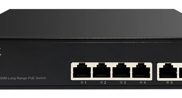 HIMAX PoE switch PS1402E-L, 4x Ethernet PoE & 2x Ethernet θύρες, έως 100Mbps