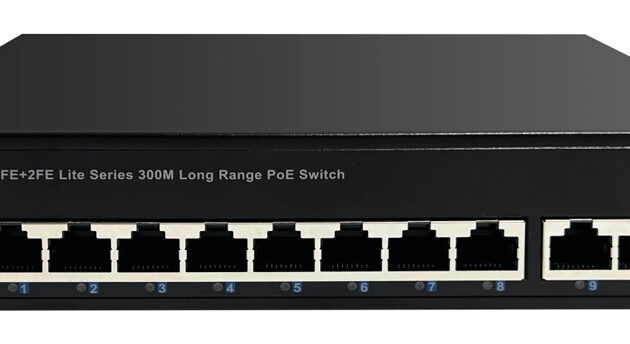 HIMAX PoE switch PS1802E-L, 8x Ethernet PoE & 2x Ethernet θύρες, έως 100Mbps